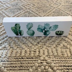 Wooden Succulent Shelf or desk decor!